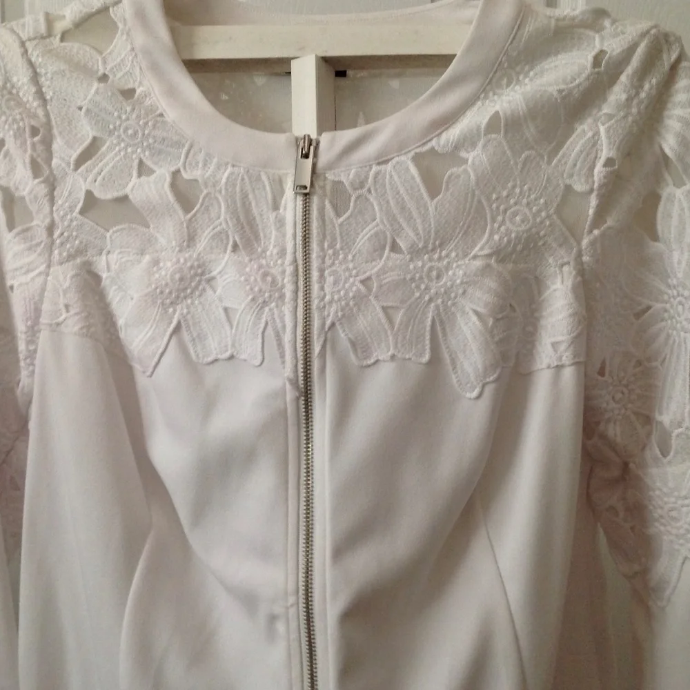 Ladies Alfani Zipper Spring Jacket - Picture 3 of 10